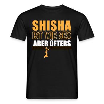 Shisha Gift for Hookah Hookah Hookah Bar Pipe - Men's T-Shirt - black - Front - AI Model Male 178 light (178cm)