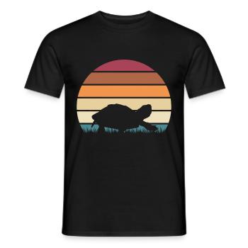 Turtle - Men's T-Shirt - black - Front - AI Model Male 178 light (178cm)