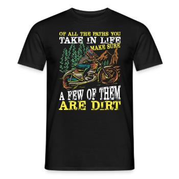 A Few Of Them Are Dirt Bike Sprüche Motorrad - Männer T-Shirt - Schwarz - Vorne - AI Model Male 178 light (178cm)