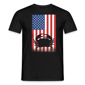 Cancer Cadeau Crevette Crabe Homard Scorpion - T-shirt homme - noir - Devant - AI Model Male 178 light (178cm)