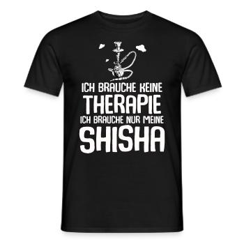 Shisha Geschenk für Wasserpfeife Shishabar Pfeife - Männer T-Shirt - Schwarz - Vorne - AI Model Male 178 light (178cm)