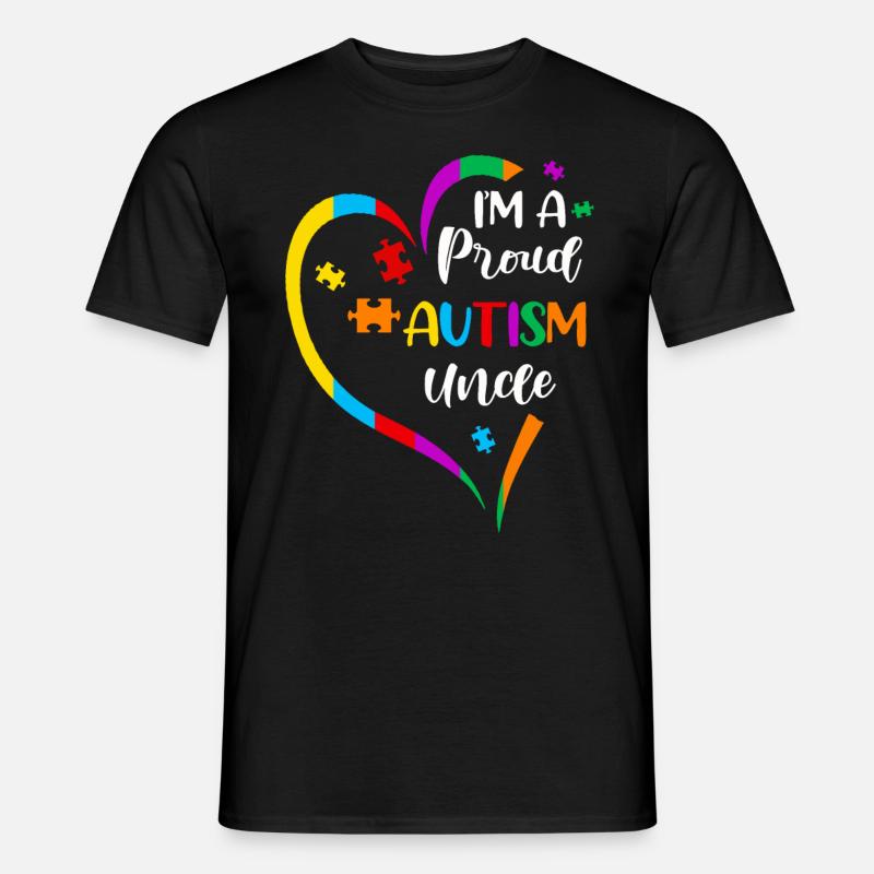 Autismus - Männer T-Shirt - Schwarz