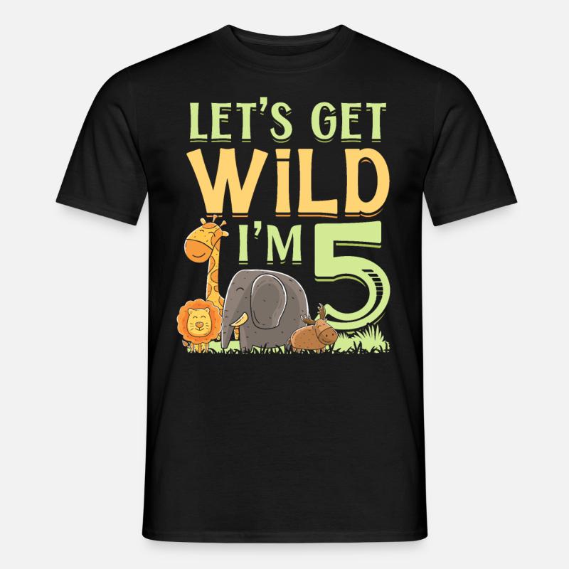 Elefant - Männer T-Shirt - Schwarz