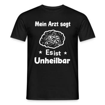 Motocross Geschenk Für Enduro Supermoto Dirt Bike - Männer T-Shirt - Schwarz - Vorne - AI Model Male 178 light (178cm)