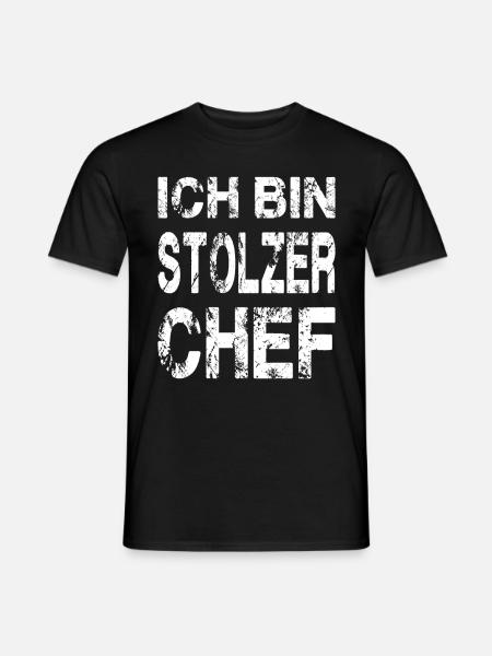 Ich Bin Stolzer Chef - Männer T-Shirt - Schwarz