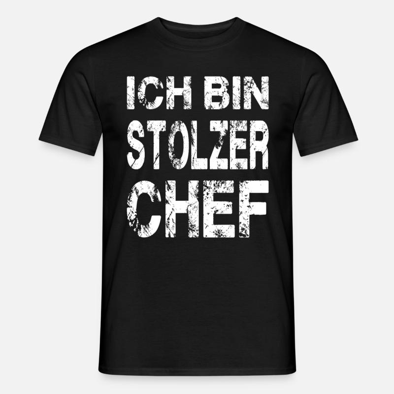 Ich Bin Stolzer Chef - Männer T-Shirt - Schwarz