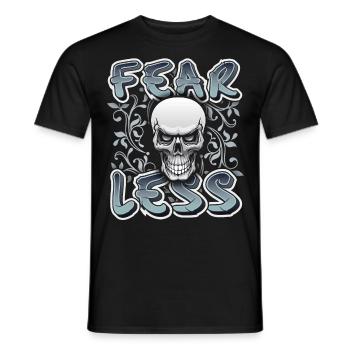 Skull, Skull, Saying - Men's T-Shirt - black - Front - AI Model Male 178 light (178cm)