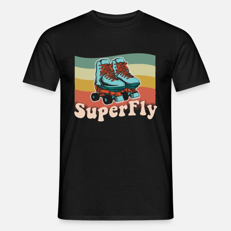 Rollerskates Inline-Skater Inline Rollschuhlaufen - Männer T-Shirt - Schwarz