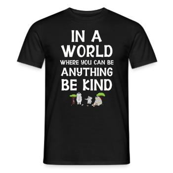 Elephant Tshirt pour Elephant Elephant Kids Zoo - T-shirt homme - noir - Devant - AI Model Male 178 light (178cm)