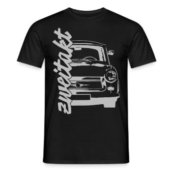 zweitakt - Männer T-Shirt - Schwarz - Vorne - AI Model Male 178 light (178cm)