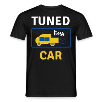 Tuned Boss Car - Men's T-Shirt - black - Front - AI Model Male 178 light (178cm)