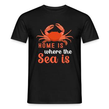 Crabe Scorpion Homard Crevettes Crabes - T-shirt homme - noir - Devant - AI Model Male 178 light (178cm)