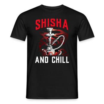 Shisha Geschenk für Wasserpfeife Shishabar Pfeife - Männer T-Shirt - Schwarz - Vorne - AI Model Male 178 light (178cm)