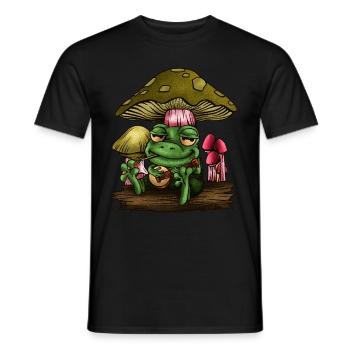 Chemises Banjo Pour Hommes Bluegrass Appalachia Folk - T-shirt homme - noir - Devant - AI Model Male 178 light (178cm)