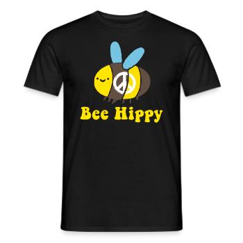 Hippie Geschenk Acidhead Flowerpower Hippi Hippy - Männer T-Shirt - Schwarz - Vorne - AI Model Male 178 light (178cm)