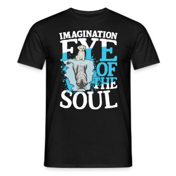 Imagination Eye Of The Soul für jeden Träumer - Männer T-Shirt - Schwarz - Vorne - AI Model Male 178 light (178cm)