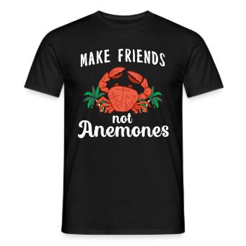 Crabe Scorpion Homard Crevettes Crabes - T-shirt homme - noir - Devant - AI Model Male 178 light (178cm)