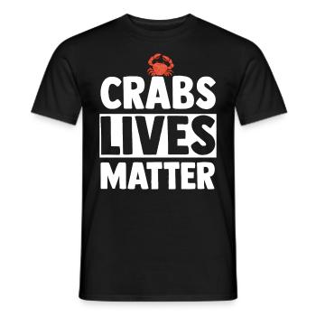 Krebs Geschenk Schrimp Krabbe Hummer Skorpion - Männer T-Shirt - Schwarz - Vorne - AI Model Male 178 light (178cm)