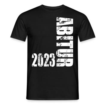 Abitur 2023 - Männer T-Shirt - Schwarz - Vorne - AI Model Male 178 light (178cm)