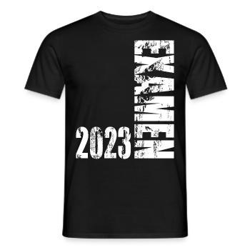 Examen 2023 Vintage Design - Männer T-Shirt - Schwarz - Vorne - AI Model Male 178 light (178cm)