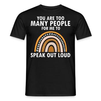 Dyslexia Awareness and Dyslexia Teachers - Men's T-Shirt - black - Front - AI Model Male 178 light (178cm)