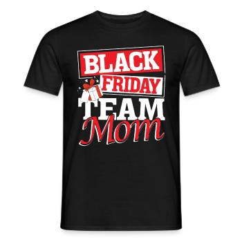 Black Friday Team Mom - Männer T-Shirt - Schwarz - Vorne - AI Model Male 178 light (178cm)