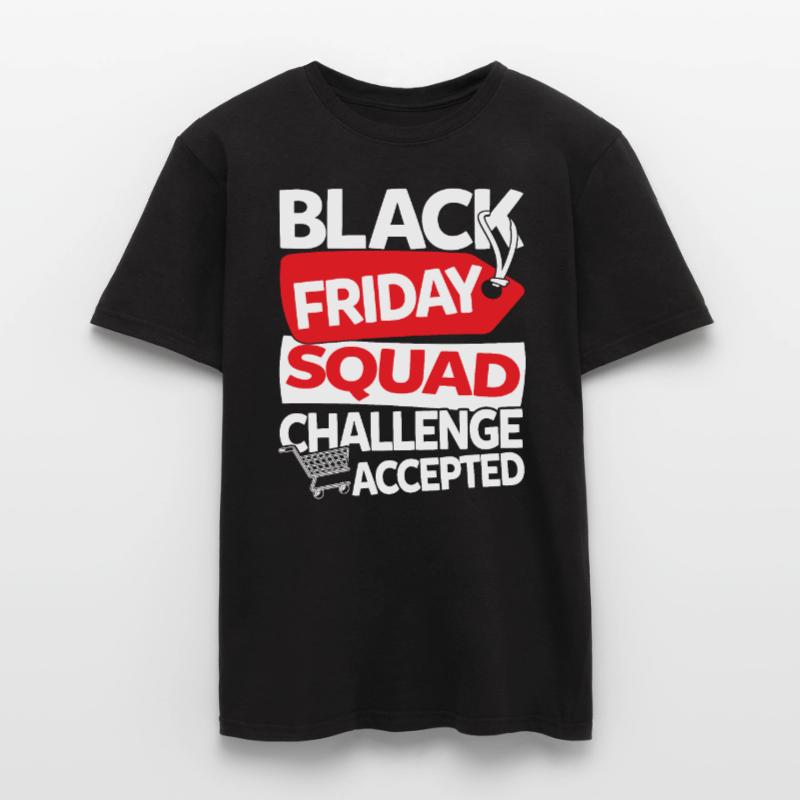 Black Friday Squad Challenge Accepted Männer T-Shirt