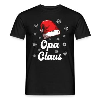 Lieber Nikolaus Opa für Opa Großvater - Männer T-Shirt - Schwarz - Vorne - AI Model Male 178 light (178cm)