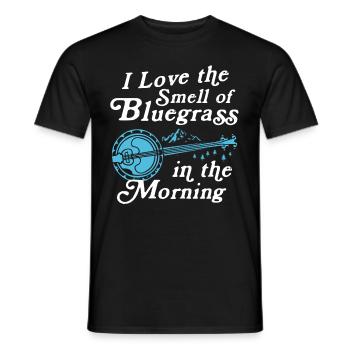 Chemises Banjo Pour Hommes Bluegrass Appalaches Folk - T-shirt homme - noir - Devant - AI Model Male 178 light (178cm)