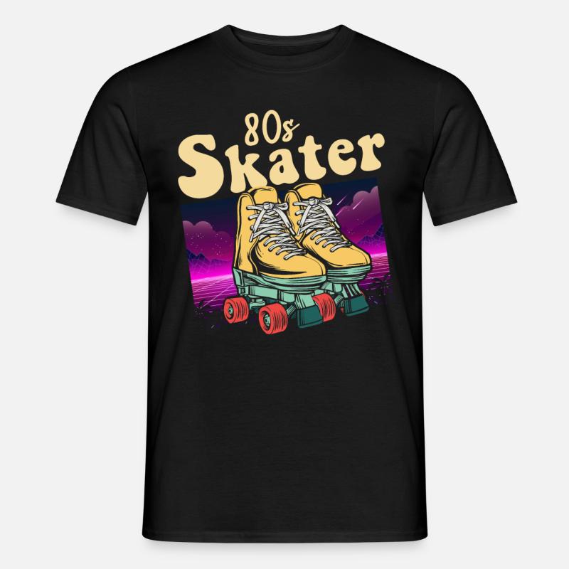 Inline Skater - Männer T-Shirt - Schwarz