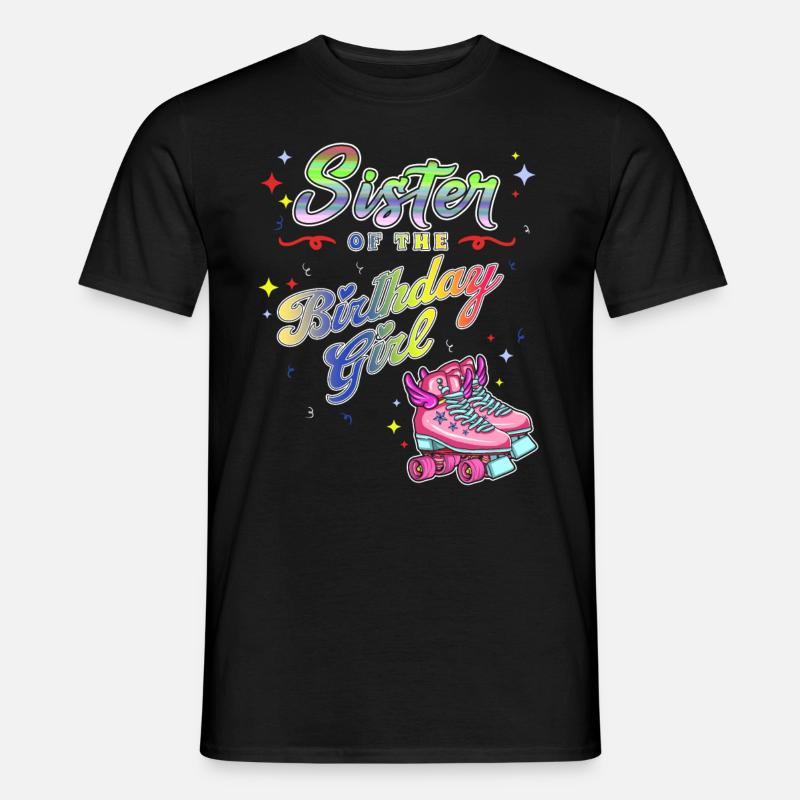 Inline Skater - Männer T-Shirt - Schwarz