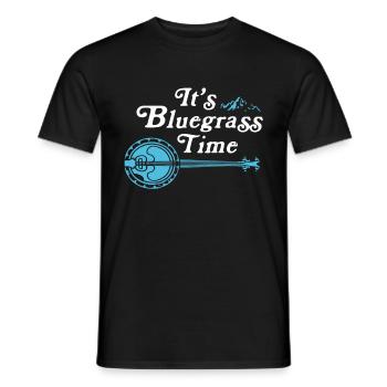Chemises Banjo Pour Hommes Bluegrass Appalachia Folk - T-shirt homme - noir - Devant - AI Model Male 178 light (178cm)