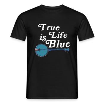 Chemises Banjo Pour Hommes Bluegrass Appalachia Folk - T-shirt homme - noir - Devant - AI Model Male 178 light (178cm)