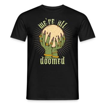 Kristallkugel Wahrsagung Hellseher lustiger Spruch - Männer T-Shirt - Schwarz - Vorne - AI Model Male 178 light (178cm)