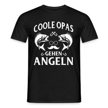 Fishing Fishing Fisher Fishing Rod Carp Rod Fish - Men's T-Shirt - black - Front - AI Model Male 178 light (178cm)
