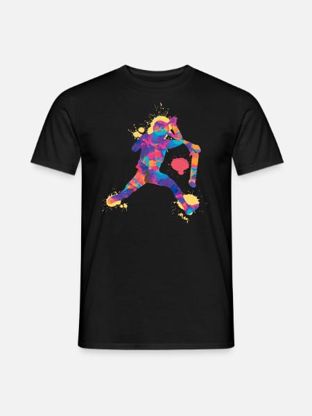Scooter stunt colorful - Männer T-Shirt - Schwarz