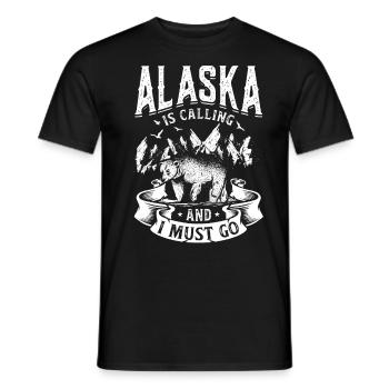 Alaska Gift Enfants Hommes Femmes USA Nature Crème glacée - T-shirt homme - noir - Devant - AI Model Male 178 light (178cm)