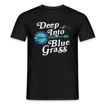 Chemises Banjo Pour Hommes Bluegrass Appalachia Folk - T-shirt homme - noir - Devant - AI Model Male 178 light (178cm)