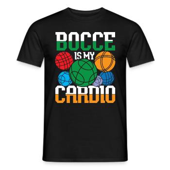 Petanque Petanque Boccia Bocce Boule für einen - Männer T-Shirt - Schwarz - Vorne - AI Model Male 178 light (178cm)