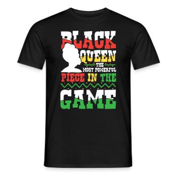 Black Histroy Month Stolz Afro Americkaner für - Männer T-Shirt - Schwarz - Vorne - AI Model Male 178 light (178cm)