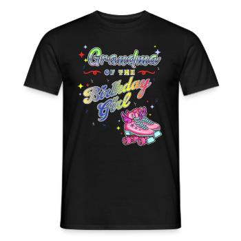 Inline Skater - Männer T-Shirt - Schwarz - Vorne - AI Model Male 178 light (178cm)