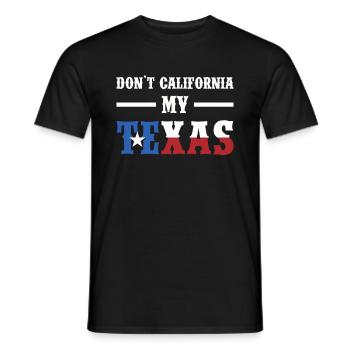 Texas Cadeau Huston Austin Dallas El Paso Rodeo - T-shirt homme - noir - Devant - AI Model Male 178 light (178cm)