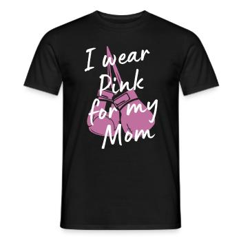 Cadeau Cancer du sein Cancer du sein Rose - T-shirt homme - noir - Devant - AI Model Male 178 light (178cm)
