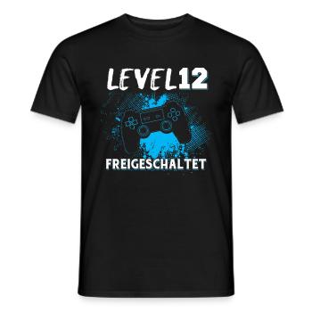 Zocker Geschenk Junge Gamer Controller Zocken - Männer T-Shirt - Schwarz - Vorne - AI Model Male 178 light (178cm)