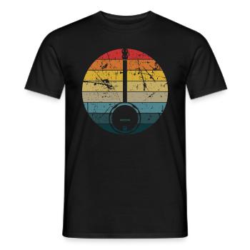 Chemises Banjo Pour Hommes Bluegrass Appalachia Folk - T-shirt homme - noir - Devant - AI Model Male 178 light (178cm)
