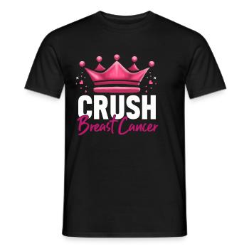 Cadeau Cancer du sein Cancer du sein Rose - T-shirt homme - noir - Devant - AI Model Male 178 light (178cm)
