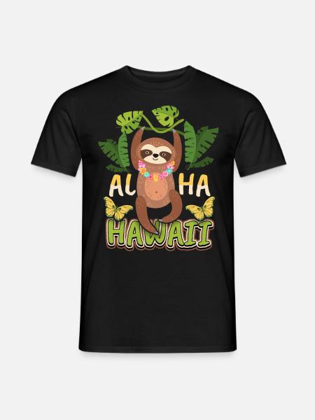 Sloth, Sloth, funny saying, - Men's T-Shirt - black