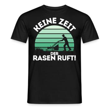 Rasenmäher Rasenpflege Platzwart Rasenflüsterer - Männer T-Shirt - Schwarz - Vorne - AI Model Male 178 light (178cm)