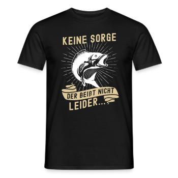 Angeln Fishing Fisher Angelrute Karpfen Rute Fisch - Männer T-Shirt - Schwarz - Vorne - AI Model Male 178 light (178cm)