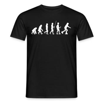 Patins à roulettes Patins à roues alignées Homme Femme Cadeau - T-shirt homme - noir - Devant - AI Model Male 178 light (178cm)
